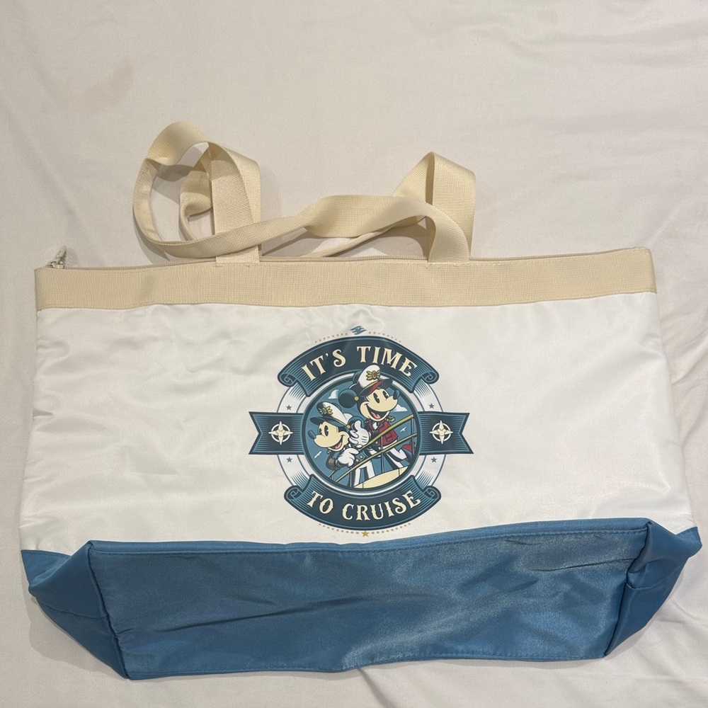 Disney Cruise Tote Bag with Mickey and Minnie